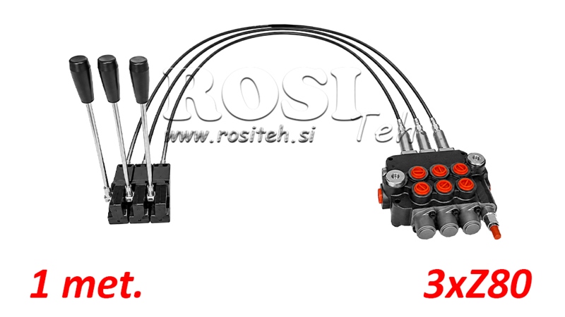 KIT 3xZ80 + JOYSTICK 1 ASENTO L1000