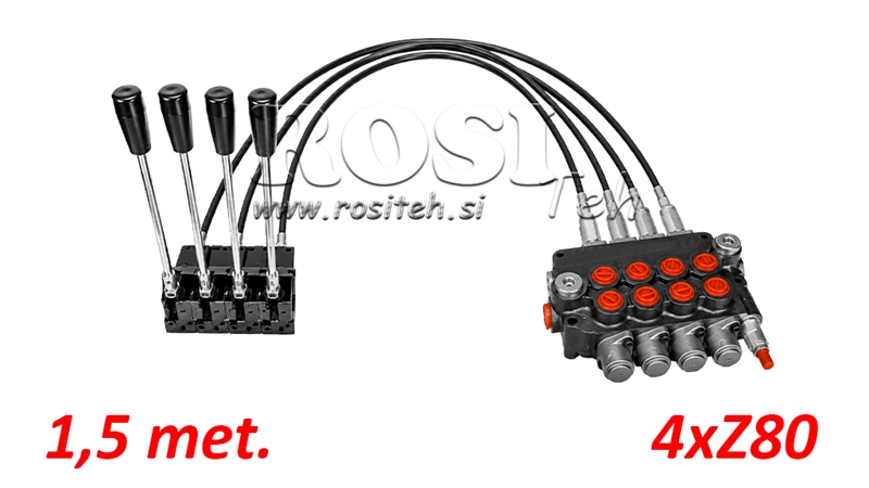 KIT 4xZ80 + JOYSTICK 1 ASENTO L1500