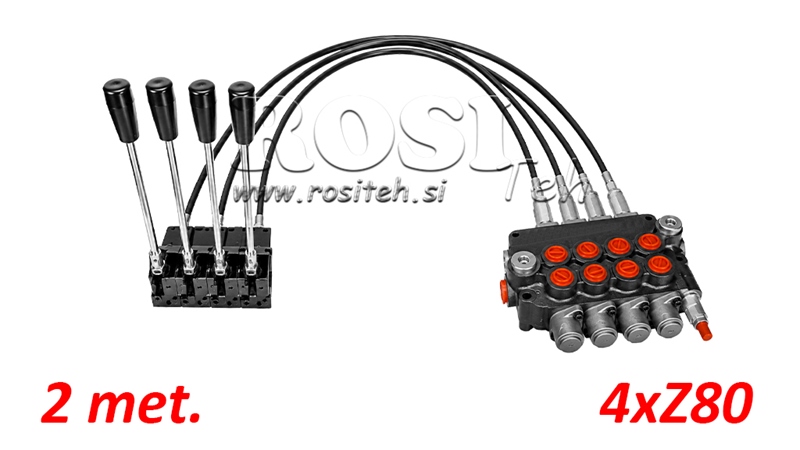 KIT 4xZ80 + JOYSTICK 1 ASENTO L2000