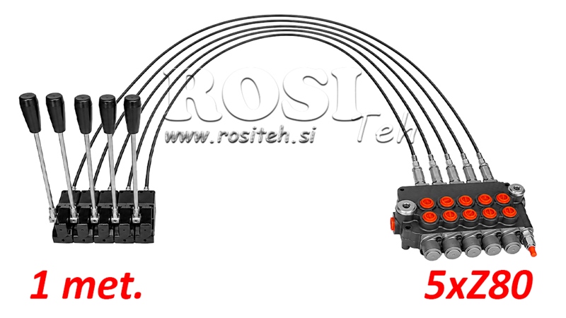 KIT 5xZ80 + JOYSTICK 1 ASENTO L1000