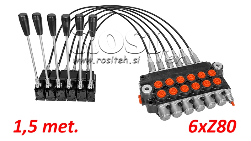 KIT 6xZ80 + JOYSTICK 1 ASENTO L1500