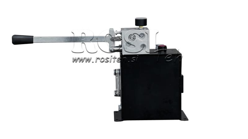 HYDRAULICKÝ RVBR AUTOMATICKÝ VENTIL PRE PRUŽINOVÝ VALEC S NÁDRŽOU A NÚDZOVOU RUKOVÄŤOU