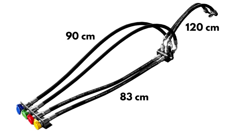 MANUAALNE JAOTUSKLAPP VOOLIKUTEGA TRAKTORI KALUTUSVÄLJADELE DF-6/2 60LIT/MIN