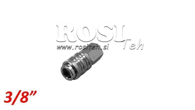 CONNETTORE RAPIDO PNEUMATICO FEMMINA FILETTATURA INTERNA G038 - DN7.2