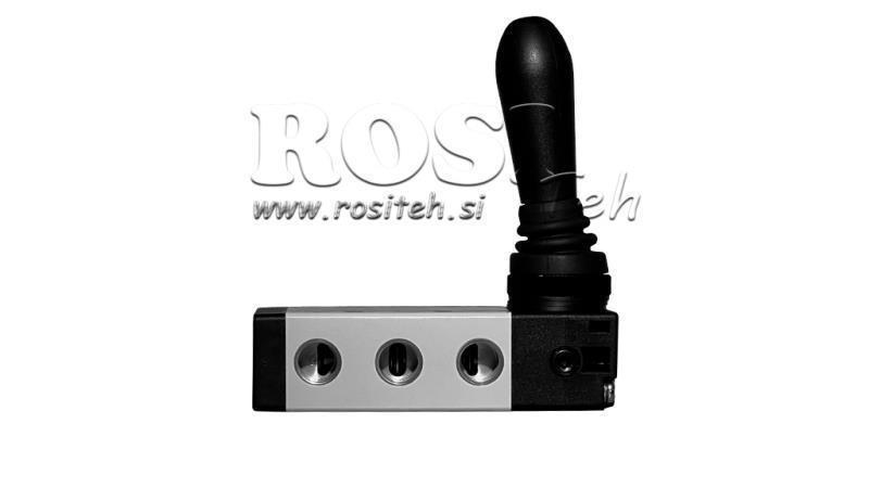 PNEUMATISCHE HANDKLEP 5/3 1/4 PRT-0853-CRR HANDTERUG