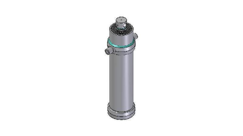 5010F - TELESCOPIC CYLINDER STANDARD/HOLE 5 STAGES STROKE 3490 FI 190