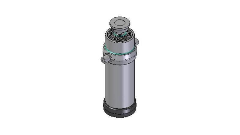 5037S - TELESCOPIC CYLINDER STANDARD/BALL 5 ETAPPI LÖÖK 2925 DIAMEETER 215