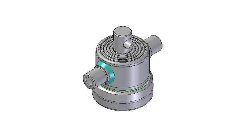 6001F -TELESCOPICKÝ VALEC ŠTANDARD/OTVOR 6 STUPŇOV POHYB 450 FI 124