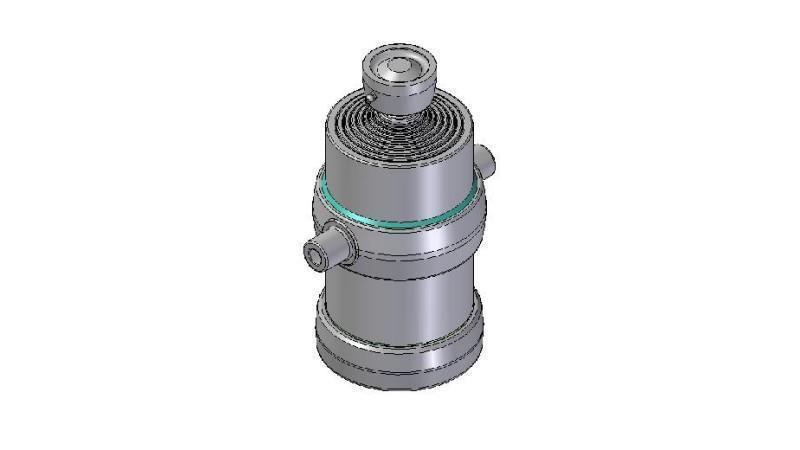 8022S - TELESCOPISK CYLINDER STANDARD/BALL 8 STEG RESA 2290 DIAMETER 215