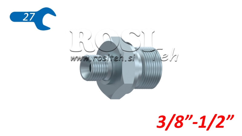 RÉDUCTEUR HYDRAULIQUE BSP 3/8-1/2