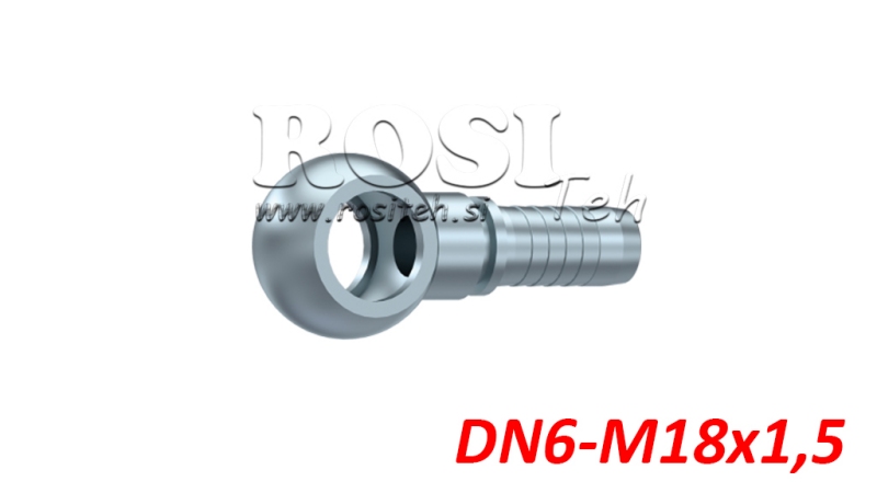 OCCHIO DI COLLEGAMENTO IDRAULICO DN6-M18X1,5