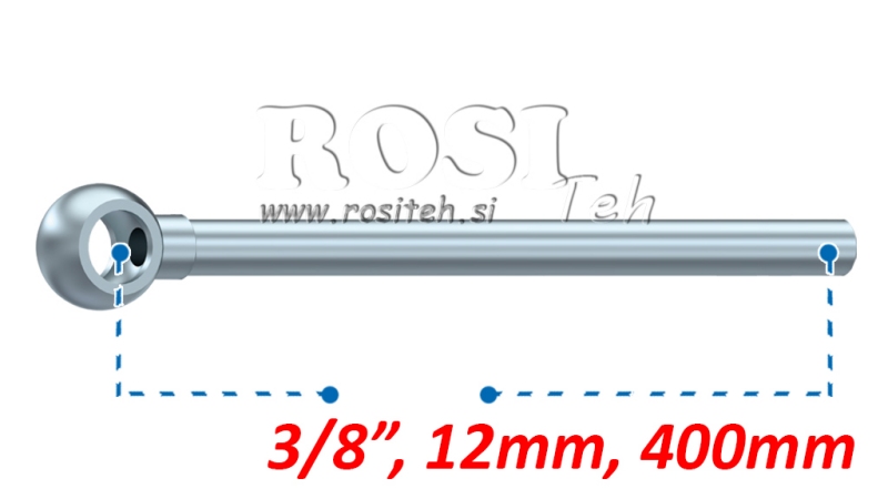 VAMZDELIS SU KILPA BANJO 3/8 400mm