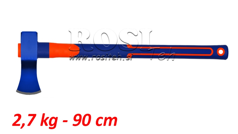 MALKŲ SKALDYMO KIRVIS SU ANGLIES PLUOŠTO KOTU - A621 2,7 kg - 90 cm