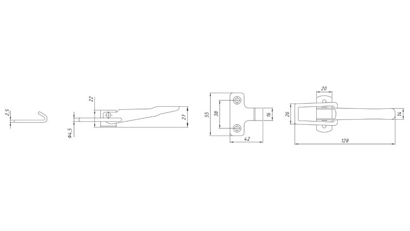 PERÄVAUNUN SIVUPANEELIN SALPA, NAPA XL-TYYPPI
