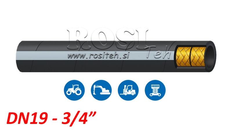 HYDRAULINEN LETKU DN19 2SN (3/4) 215BAR