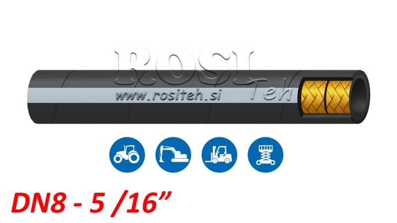 HYDRAULINEN LETKU DN8 2SN (5/16) 350BAR