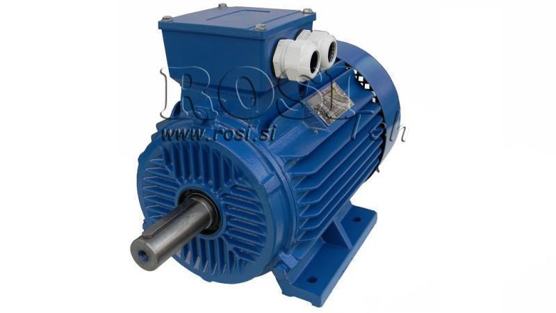 ELEKTRISK MOTOR 2P B3 3F fötter
