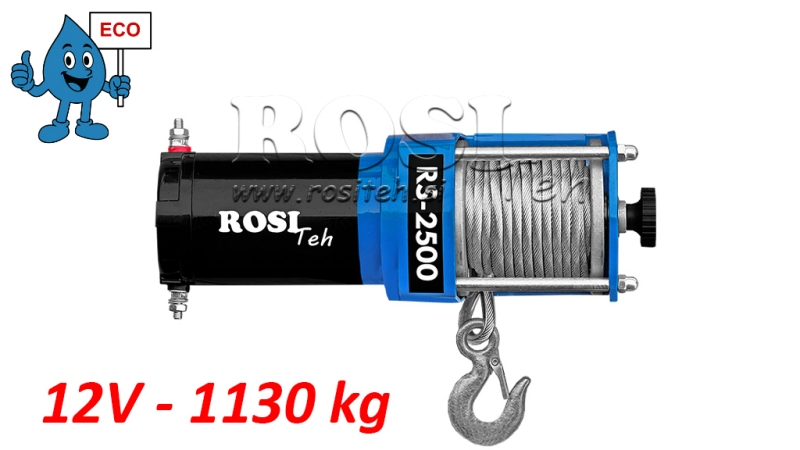 12 V SÄHKÖVINSSI RS-2500 - 1130 kg - ECO