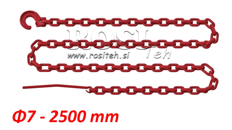 BOSBOUW KETTING MAAT 7-2500MM