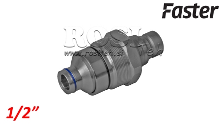 QUICK COUPLING EXCAVATOR MALE 1/2
