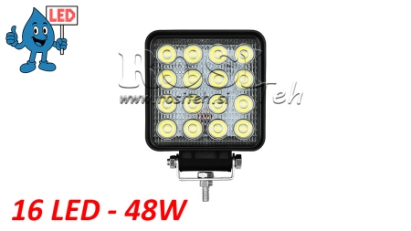 LED WORK LIGHT - LIGHT 16 LED 48W 12V-24V
