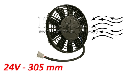 AXIAL LÜFTER - VENTILATOR 305 mm - ABLEITEND 24V