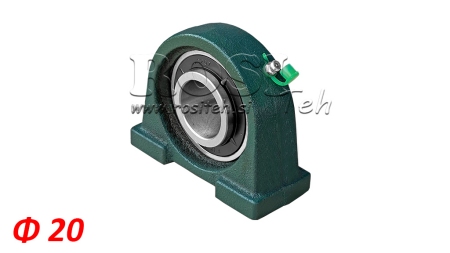 CUSCINETTO IN ALLOGGIAMENTO UCPA 204 - fi 20mm