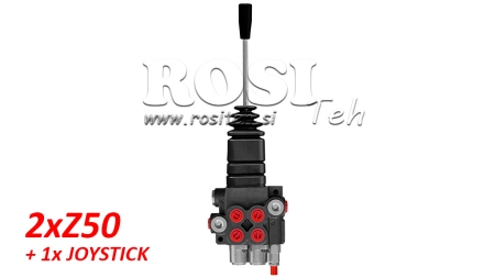 HYDRAULISK VENTIL 2XP40 + JOYSTICK