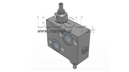 RÉGULATEUR DE PRESSION HYDRAULIQUE 10-180 BAR POUR MOTEUR HYDRAULIQUE MP-MR-MH