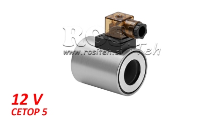 ELECTROMAGNETIC COIL 12V DC FOR CETOP 5 VALVE - Φ 31.4MM-75MM 37W IP65