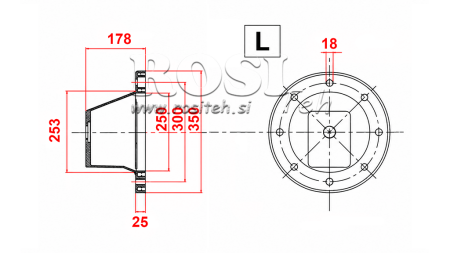 KUPPLUNGSGLOCKE LS350-L3511 (EM11-22kW/GR2)