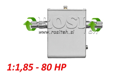 ÜBERSETZUNGSGETRIEBE FÜR TRAKTOR 1:1,85 (80PS-60kW) STUMMEL-STUMMEL