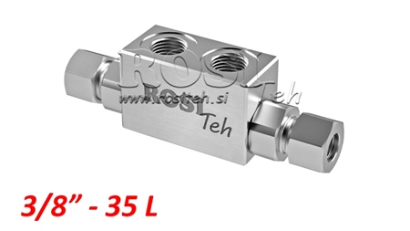 KAKSOISLUKKOVENTTIILI VBPDE 3/8 - 35LIT