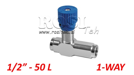 FLOW REGULATOR VRFU - DAMPING NON-RETURN VALVE 1/2