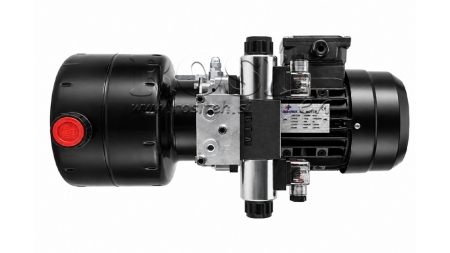 MINI HIDRAULIKUS AGGREGÁTOR 380 V AC (0,75 kW) - 3,7 cc - 5,2 lit/min - tank 4 lit
