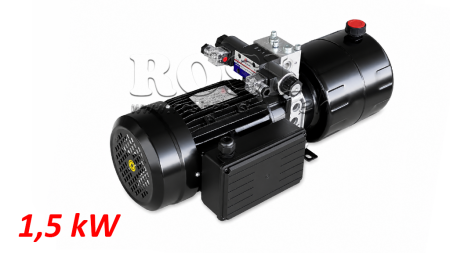 MINI HIDRAVLIČNI AGREGAT 230V AC (1,5 kW) - 5,8 cc - 8,2 lit/min - tank 6 lit