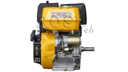 benzinový motor EG4-420cc-9.6kW-13.1HP-3,600 RPM-E-KW25x88.5-elektrický start