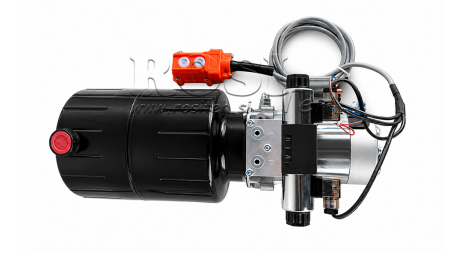 MINI HYDRAULINEN POWER-PACK 12V DC - 1.6kW = 2.1cc - 8 lit - kaksisuuntainen yksikkö (metalli)