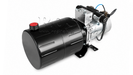 MINI HYDRAULINEN POWER-PACK 24V DC - 2.2kW = 2.1cc - 8 lit - kaksisuuntainen yksikkö (metalli)