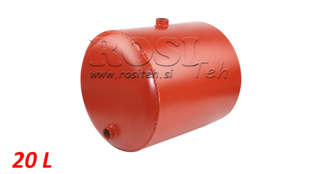 METALLI TANKKI 20 LITRAA PYÖREÄ Φ 300MM - KORKEUS 330MM
