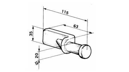 КЛИН ЗА ЗАПИРАЛО СТРАНИЧЕН ТИП МАРОТА МАЛЪК