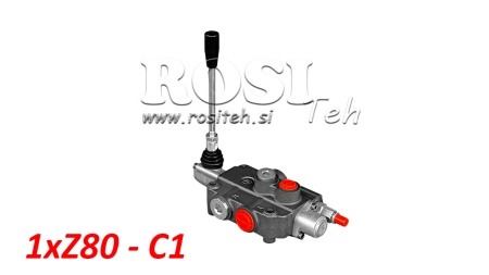HIDRAULINIS VOŽTUVAS 1XZ80 + VIENPUSIS C1