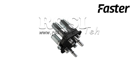 MULTI-FASTER LIITIN 3-TAPAINEN BSP 1/4 LIIKKUVA OSA