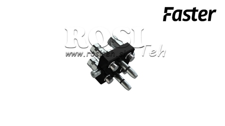 MULTI-FASTER KUPPLUNG 3-WEGE BSP 1/4 MOBILER TEIL (EINHEBEL)