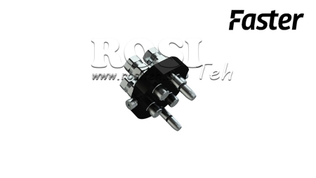MULTI-FASTER COUPLING 4 WAY BSP 3/8 MOBILE PART