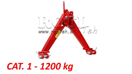 FRONT TRIANGLE FOR FRONT TRACTOR HYDRAULICS CAT. 1 – 745 mm – 1200 kg