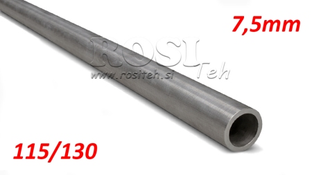 HONED TUBE H9 FOR HYDRAULIC CYLINDER 115/130 - 7,5mm (1000mm)
