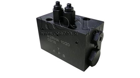 ХИДРАВЛИЧЕН ВАЛВУЛА РОТАРЕН МЕХАНИЧЕН ЗА HLEVSKE ЧЕТКА CETOP5 4/2 RHA