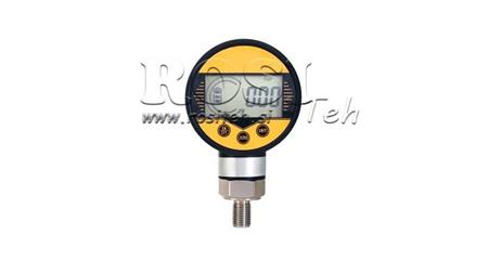 DIGITAL MANOMETER DN63 VERTICAL 0 - 600 BAR - 1/4