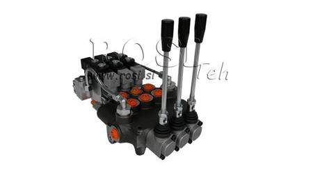 HÜDRAULILINE VENTIIL 3xP80 - EO 12V